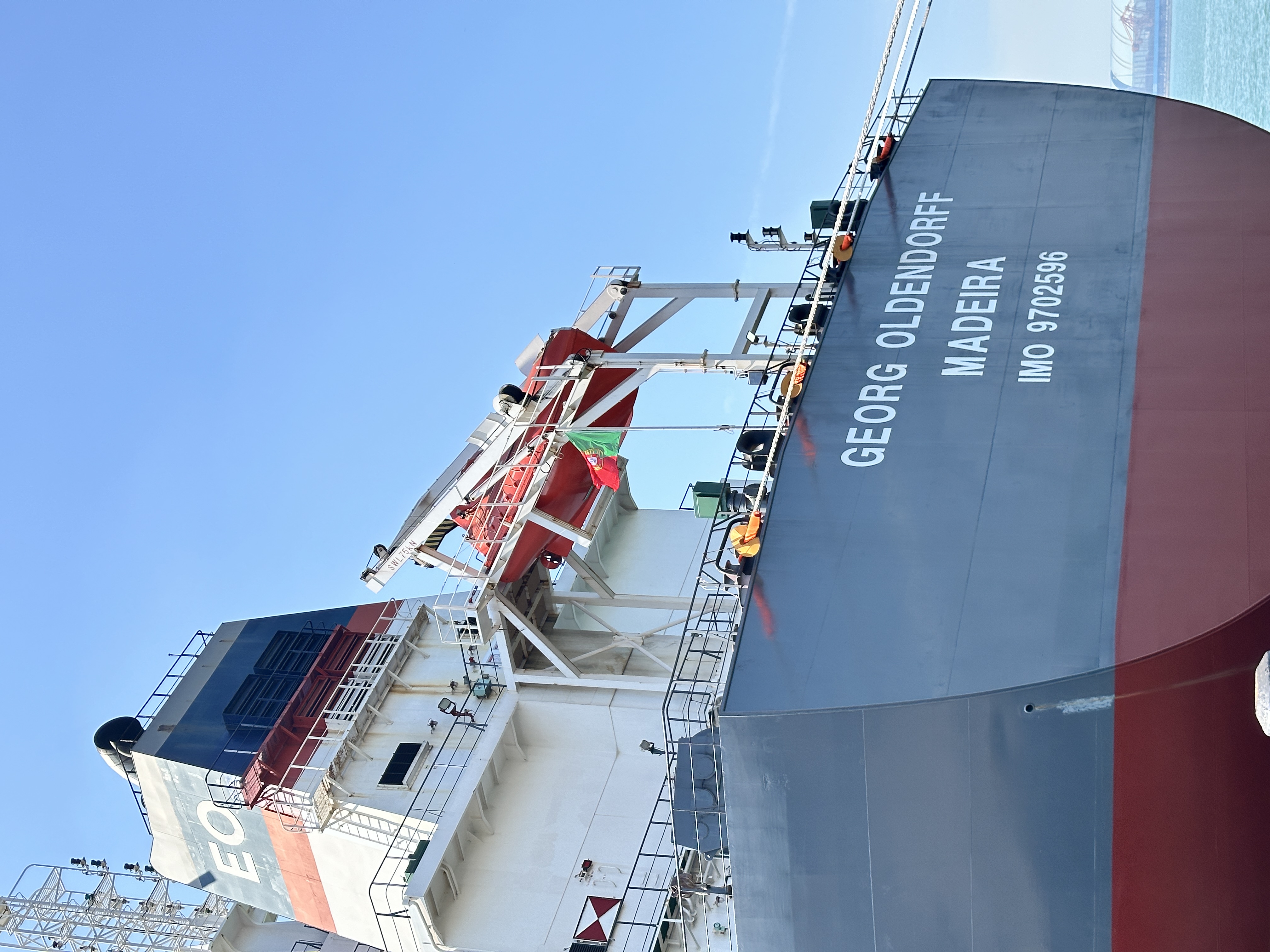 Red Sea shipping corridor connecting Egyptian and Eritrean ports with dry bulk vessels